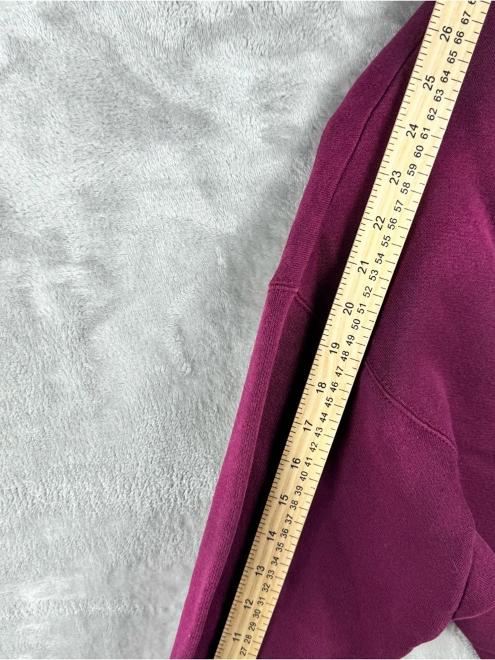 Vintage 80s‎ Blank Heather Maroon Discus Pullover Crewneck Sweatshirt USA S/M